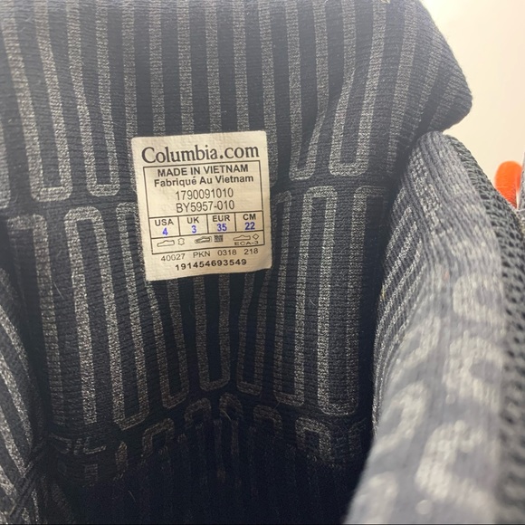 Columbia 200 Grams Size 4 US Womens Snow Boots Black Waterproof - Picture 10 of 12